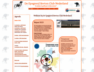 epagneulbretonclub.nl screenshot