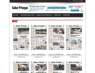 epaper.kabar-priangan.com screenshot
