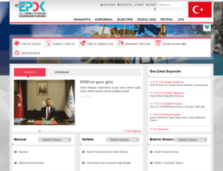 epdk.org.tr screenshot