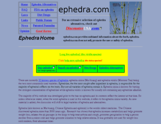 ephedra.com screenshot