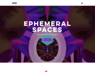 ephemeral-spaces.com screenshot