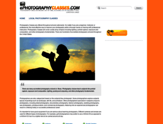 ephotographyclasses.com screenshot