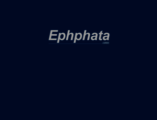 ephphata.net screenshot