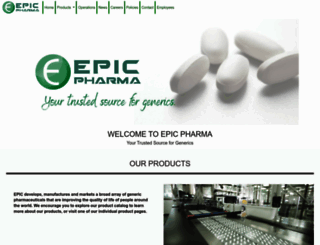 epic-pharma.com screenshot