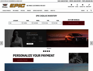 epiccadillac.com screenshot
