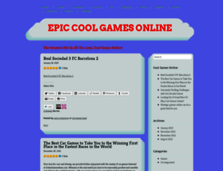 epiccoolgames.wordpress.com screenshot