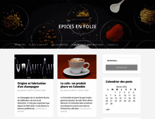 epices-en-folie.com screenshot
