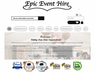 epiceventhire.co.uk screenshot