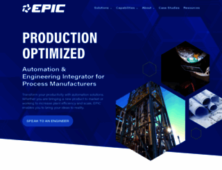 epicmachinevision.com screenshot