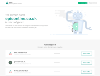 epiconline.co.uk screenshot