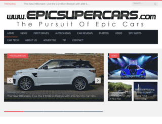 epicsupercars.com screenshot