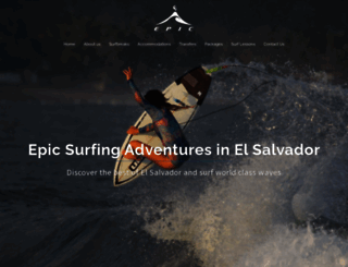 epicsurfingadventures.com screenshot