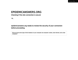 epidemicanswers.org screenshot