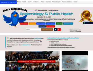 epidemiology.expertconferences.org screenshot