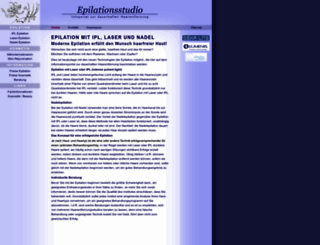 epilationsstudio.de screenshot
