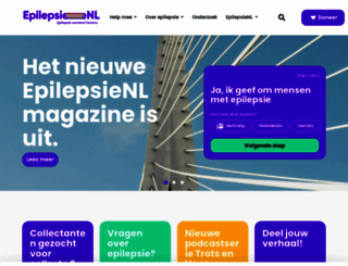 epilepsievereniging.nl screenshot