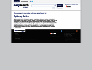 epilepsyaction.easysearch.org.uk screenshot