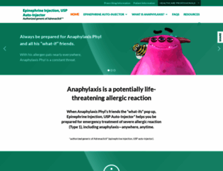 epinephrineautoinject.com screenshot