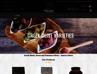 epirus-olives.co.uk screenshot
