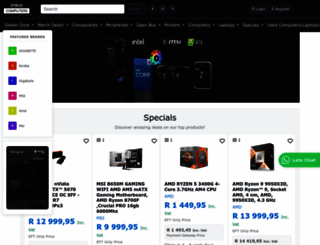 epiruscomputers.co.za screenshot