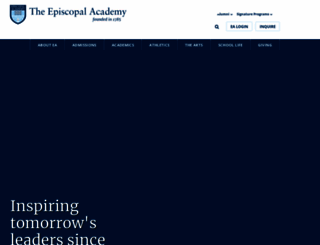 episcopalacademy.org screenshot