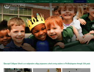 episcopalcollegiate.org screenshot