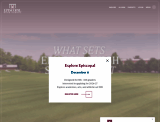 episcopalhighschool.org screenshot