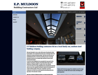 epmuldoon-builders.co.uk screenshot