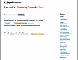 epochconverter.com screenshot