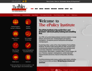 epolicyinstitute.com screenshot