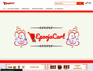 epoojacart.com screenshot