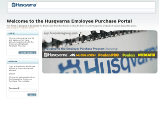 epp.husqvarnagroup.com screenshot