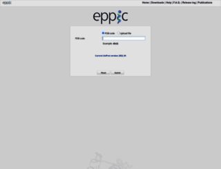 eppic-web.org screenshot