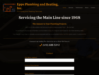 eppsplumbing.com screenshot