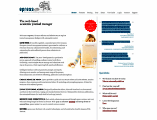 epress.ac.uk screenshot