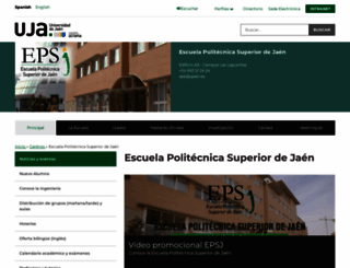 eps.ujaen.es screenshot