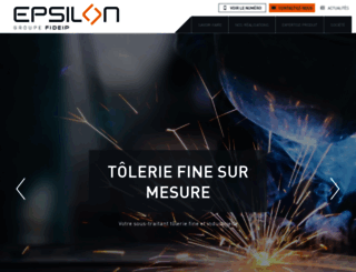 epsilon-tolerie.fr screenshot