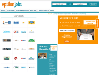 epsilonjobs.com screenshot