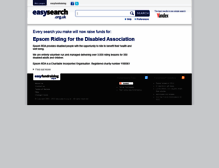 epsomridingforthedisabledassociation.easysearch.org.uk screenshot