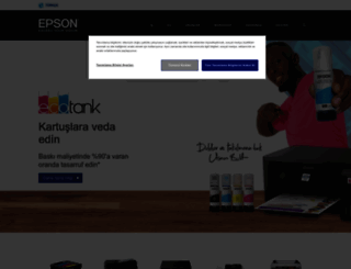 epson.com.tr screenshot
