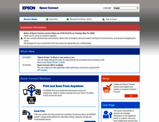 epsonconnect.com screenshot