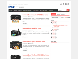 epsonl800printer.com screenshot