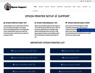 epsonprinters.support screenshot