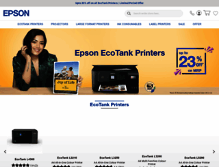 epsonshop.co.in screenshot