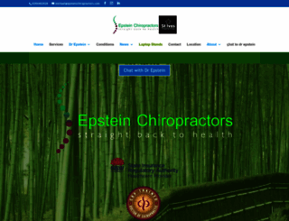 epsteinchiropractors.com screenshot