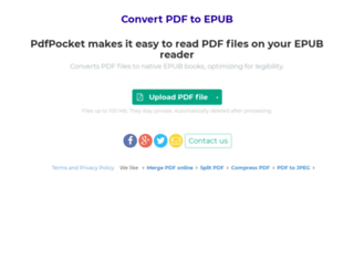 epub2mobi.com screenshot