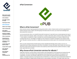 epubconversion.com screenshot