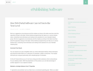 epublishingsoftware.wordpress.com screenshot