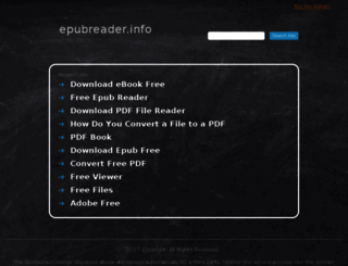 epubreader.info screenshot