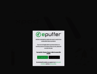 epuffer.co.uk screenshot